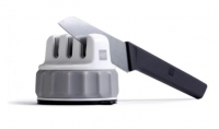 Механическая точилка для ножей Huo Hou Mini Sharpener, белый/серый