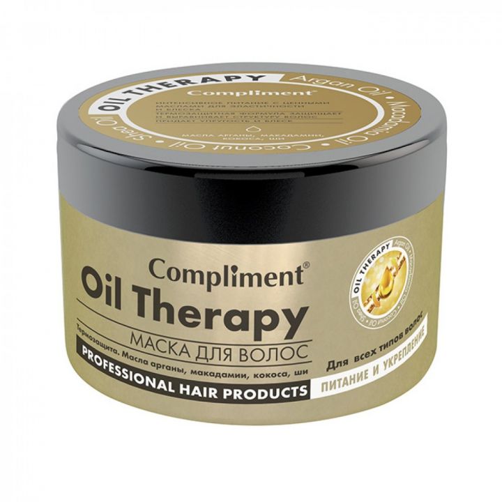 Маска д/волос Compliment 500мл Oil Therapy Питание и укрепление