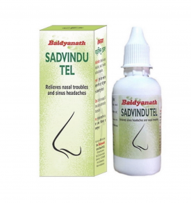 Sadvindu Tel  Шадбинду масло капли в нос Baidyanath, 25 мл