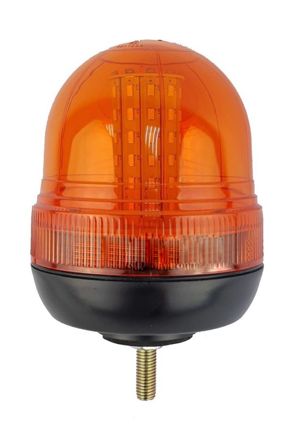 Маяк проблесковый оранжевый на кронштейне 60 светодиодов SMD ip67 12-24 Вольт