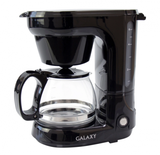 Кофеварка электрическая Капельная Galaxy GL 0701, черный