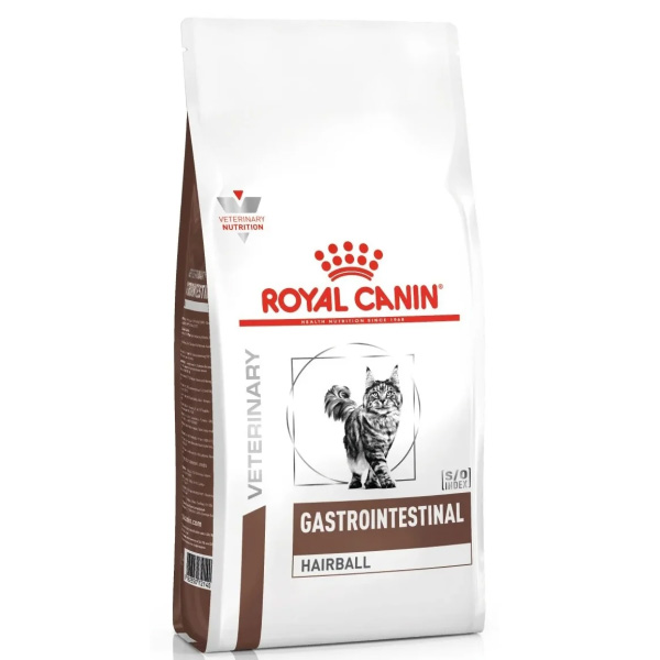 Сухой корм для кошек Royal Canin Gastro Intestinal Hairball при проблемах с ЖКТ для вывода шерсти 2 кг