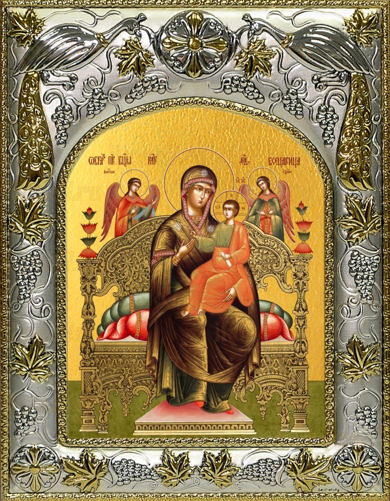 Икона Всецарица икона Божией Матери (14х18)