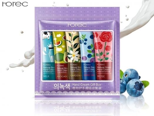 Набор кремов Rorec Plant Hand Cream Gift Box, 5 штук