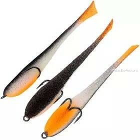 Рыбка поролоновая Grifon Сlassic с поджатым двойником 11 см / 3 шт / цвет: 01