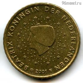 Нидерланды 50 евроцентов 2001