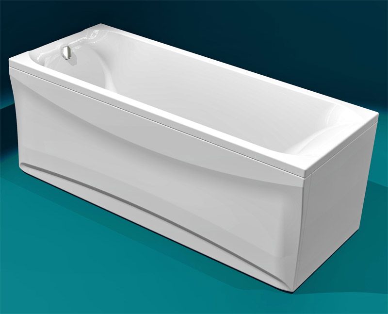 Акриловая ванна Акватек Альфа 150x70 схема 1