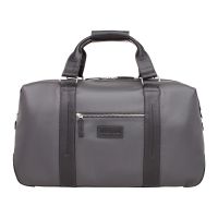 Кожаная дорожно-спортивная сумка Lakestone Woodstock Grey/Black 97543/GR/BL