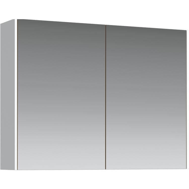 Шкаф-зеркало Aqwella Mobi двухдверный 80х60 схема 1