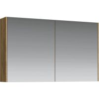 Прямоугольный шкаф-зеркало Aqwella Mobi двухдверный 100х60 схема 4