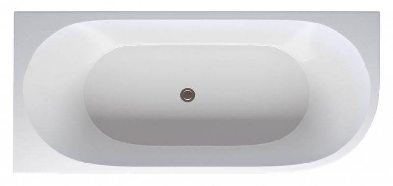 Акриловая ванна Aquanet Family Elegant A 180x80 3805N Matt Finish, панель Black matte