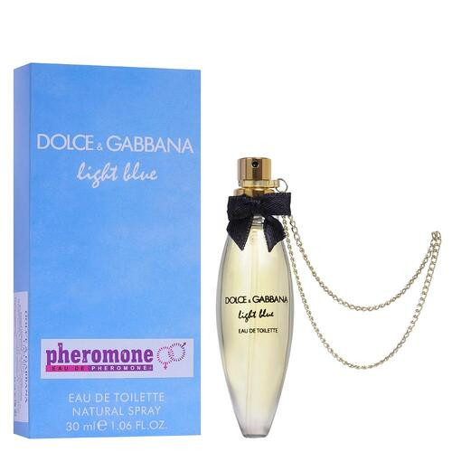 Мини-парфюм с феромонами Dolce & Gabbana Light Blue 30 мл (с цепочкой)