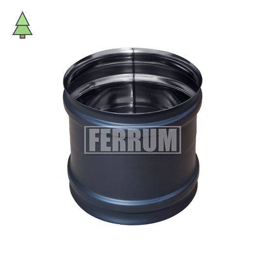 Адаптер ММ Ferrum 0.8 мм; Эмаль черная 600°; Диаметр: 115-150 мм