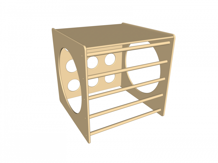 Куб деревянный для лазанья