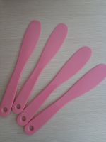 Шпатель лопатка пластиковый для депиляции, розовый, 1 шт  (22см)