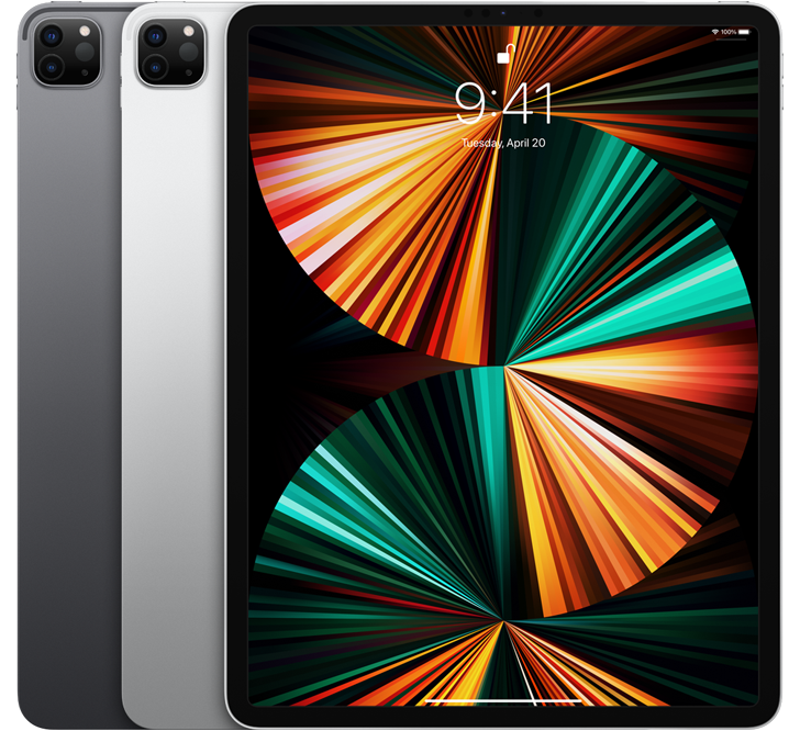Планшет Apple iPad Pro 12.9 (2021), 16ГБ/1024 ГБ, Wi-Fi, серебристый
