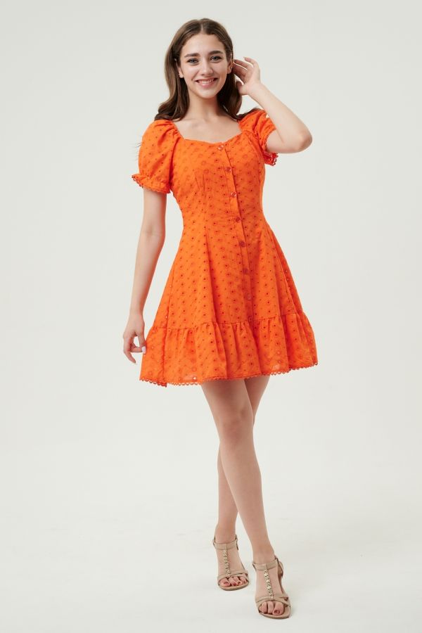 Платье 7335 [оранжевый]