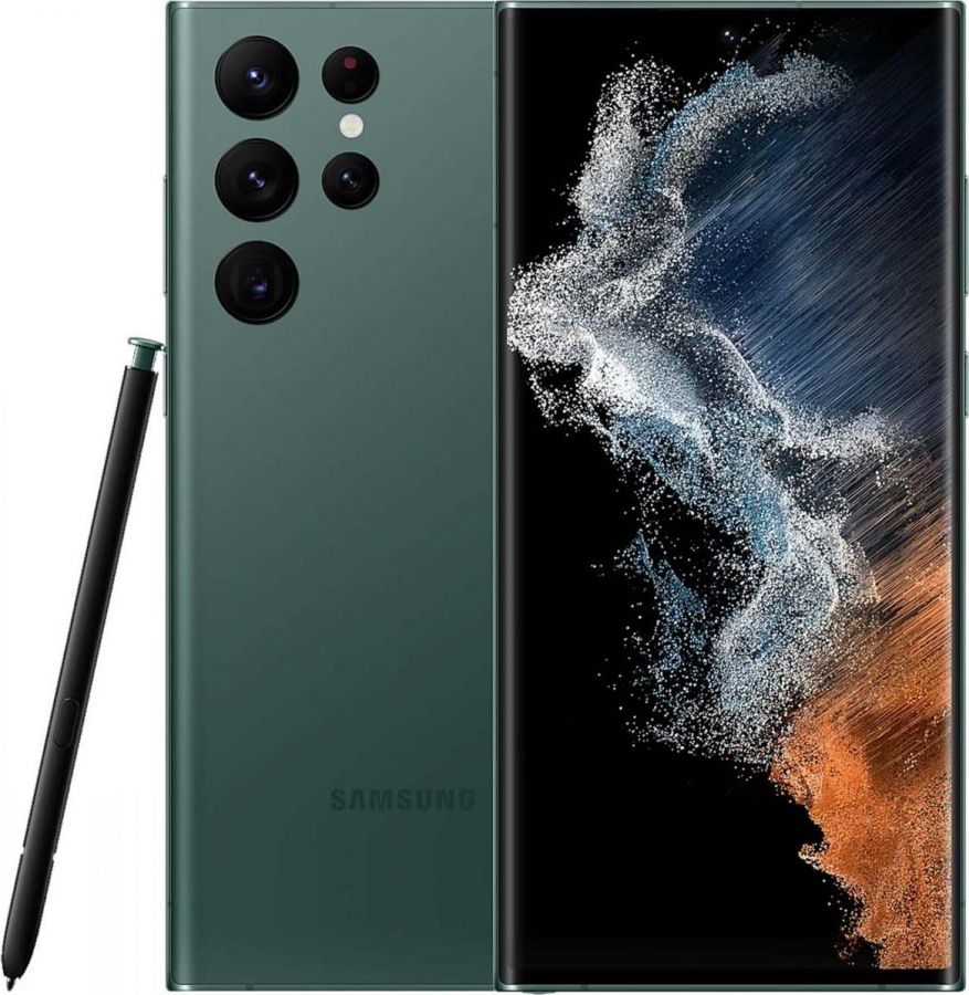 Смартфон Samsung Galaxy S22 Ultra 12/512GB (Green) SM-S908BZGHSER