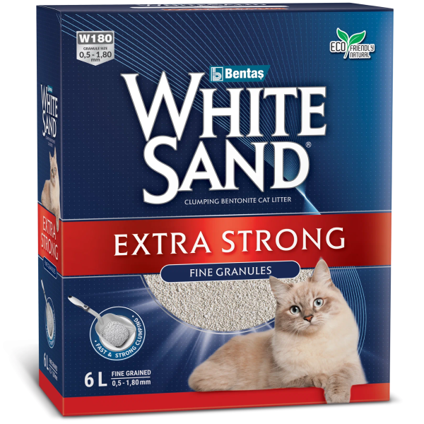 Наполнитель комкующийся White Sand Экстра без запаха 5.1 кг