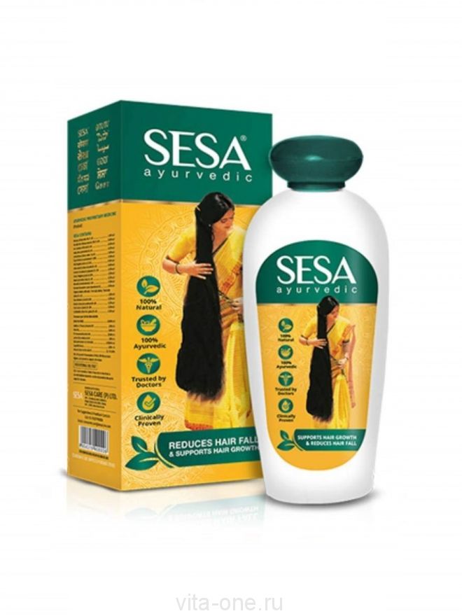 Аюрведическое масло против выпадения волос Sesa (Сеса) 100 мл