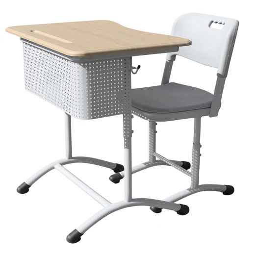 ИНКЭ-111 Комплект ученической мебели одноместный (Стол МДФ с экраном и стул ИНС-1-1)