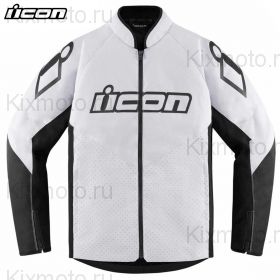 Куртка Icon Hooligan CE, Чёрно-белая