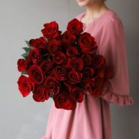 Красные розы Эквадор Premium 60см