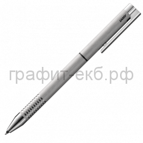 Ручка шариковая Lamy Logo Мультисистема матовая сталь ручка шариковая (черная) + карандаш 0,5 606
