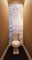 Фотообои в туалет - Зачарованный лес Интерьерные наклейки