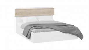 Кровать с ПМ «Нео» Тип 1 (с подъемным механизмом) (Белый/Дуб сонома светлый)