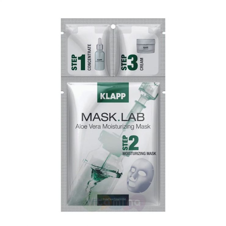 Klapp 3-х компонентная маска с Алоэ Вера Mask.Lab Aloe Vera Moisturizing mask, 1 шт