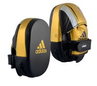 Лапы Adidas Speed 550 Micro Air Focus Mitt черно-золото-серебристые,  артикул adiSP550FM