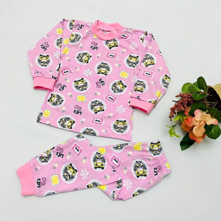 Пижама розовая для девочки (Тачки Луиджи) C-PJ023(2)-SU | Мамин Малыш