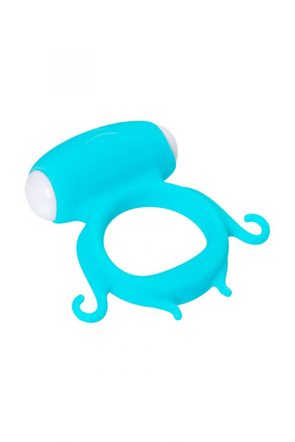 Виброкольцо на пенис A-TOYS BY TOYFA SAIR, силикон, голубое, Ø 2,6 см