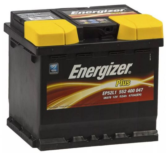 Автомобильный аккумулятор АКБ Energizer (Энерджайзер) EP52L1 552 400 047 52Ач о.п.