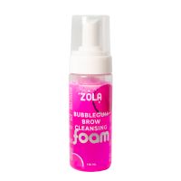 ZOLA Пена для бровей очищающая розовая Bubblegum Brow Cleansing 150 мл