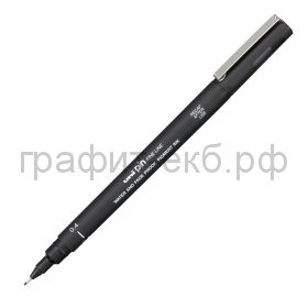 Ручка капиллярная Uni PIN 04 - 200(S) 0.4 мм черная