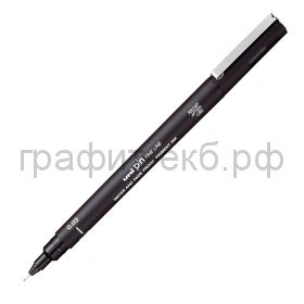 Ручка капиллярная Uni PIN 003 - 200(S) 0.03 мм черная