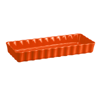 Форма для пирога прямоугольная, 15х36 см, цвет: тоскана
