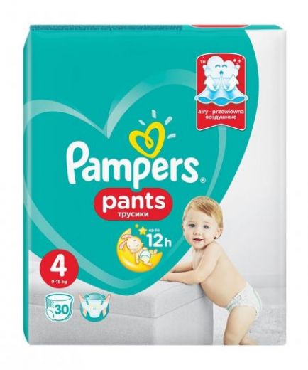 Трусики Pampers Premium Care Pants 9-15кг 4 размер 30шт