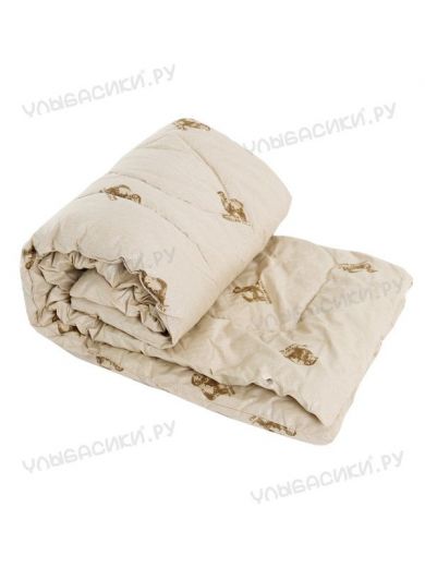 Одеяло детское верблюжья шерсть 110х140 (тик  простеганный, напол.300г/м)