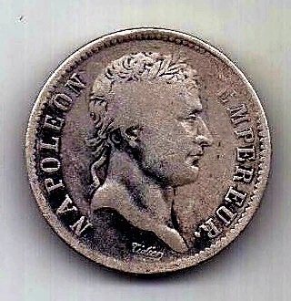 1 франк 1808 Франция Наполеон I XF