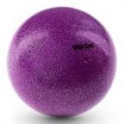 Мяч с блестками 16-17 см VerbaSport фиолетовый