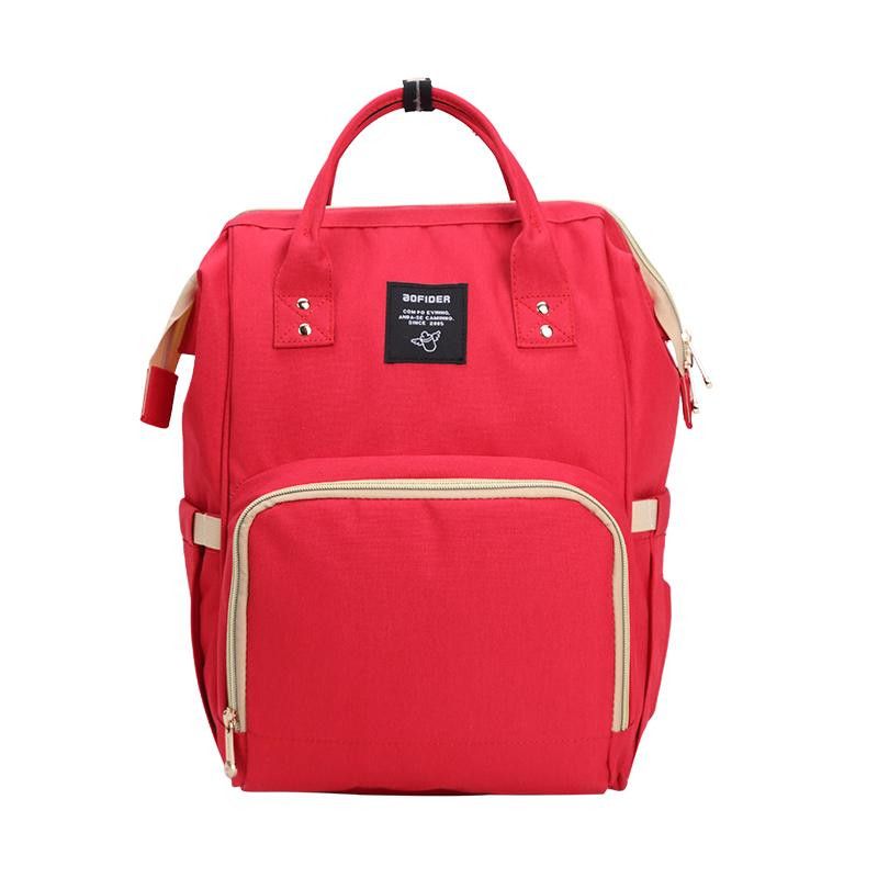 Сумка-Рюкзак Для Мамы Baby Mo (Mummy Bag), Цвет Красный