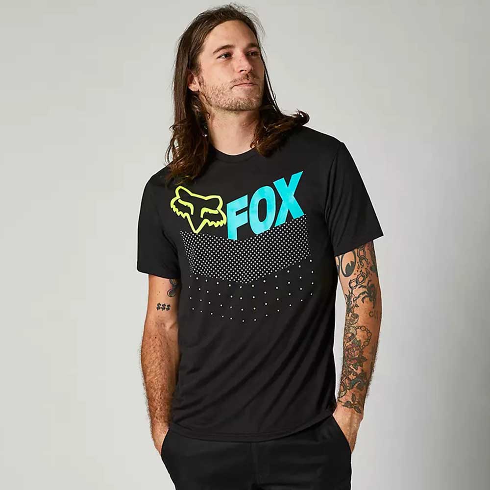 Fox Trice SS Tech Tee Black футболка