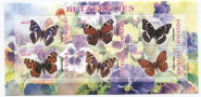 Блок марок Руанда 2013 Бабочки