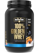 Сывороточный протеин 100% GOLDEN WHEY Pro 2 lb 907 г Maxler Черничный маффин