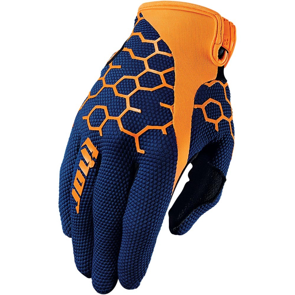 Thor - Draft Navy/Orange перчатки, сине-оранжевые