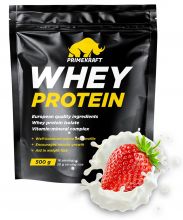 Сывороточный протеин Whey Protein 500 г PRIMEKRAFT Клубничный йогурт