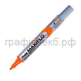 Маркер д/доски оранжевый MWL5S-F Maxiflo с подкачкой Pentel